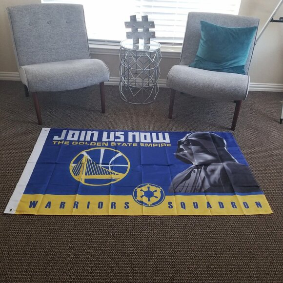 Golden State Warriors Empire Squad Flag Banner New 3x5 Ft‎ - Picture 2 of 2